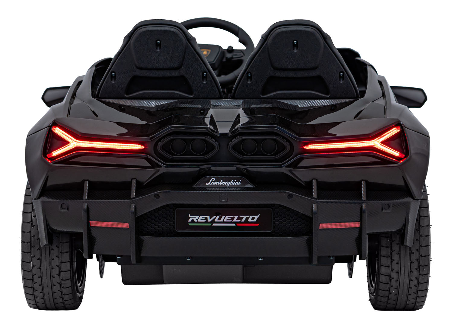 Licencirani auto na akumulator Lamborghini Revuelto XL STRONG - dvosjed - crni
