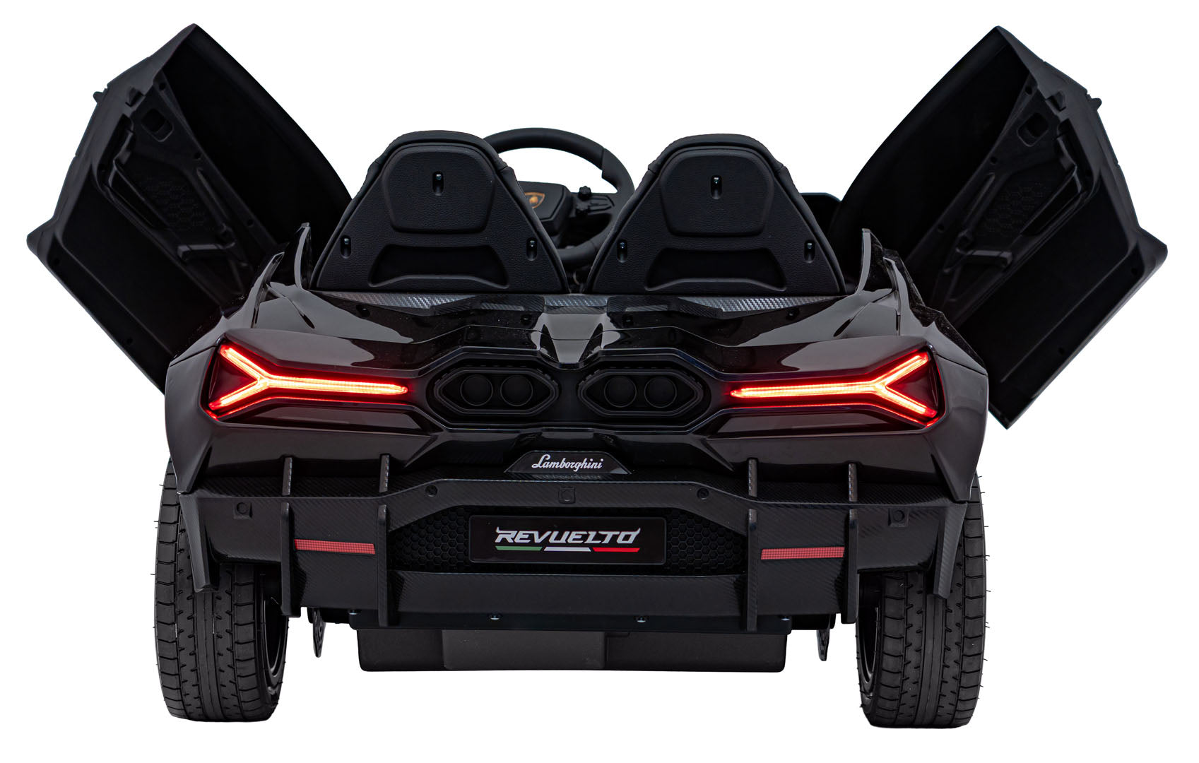 Licencirani auto na akumulator Lamborghini Revuelto XL STRONG - dvosjed - crni