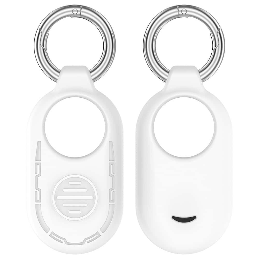 Techsuit - Silikonska maska Smiling za Samsung Galaxy SmartTag2 - Bela