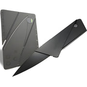 Survival karta s nožem CR-39382 - Crna KP39382