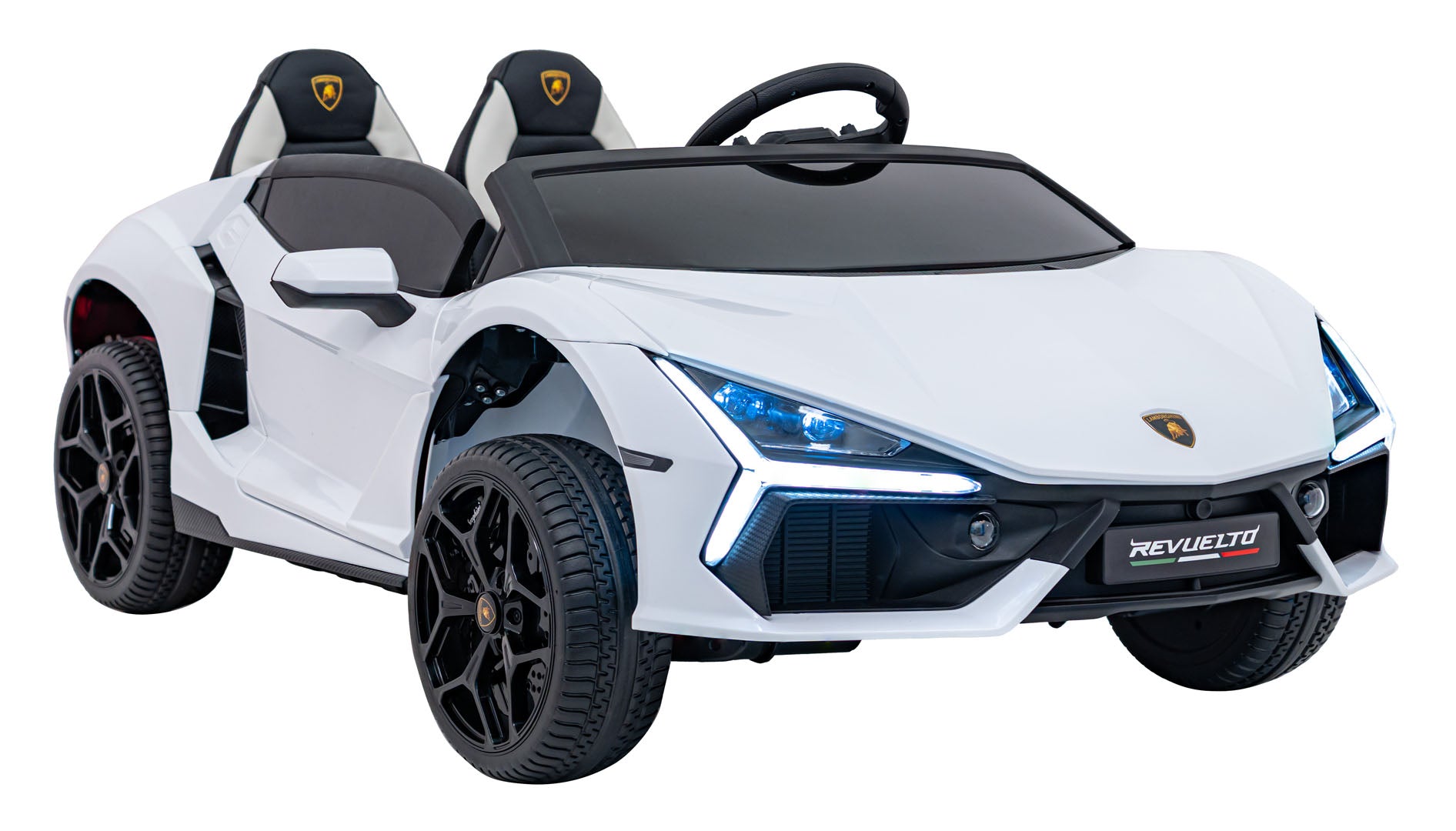 Licencirani auto na akumulator Lamborghini Revuelto XL 4x4 - dvosjed - bijeli