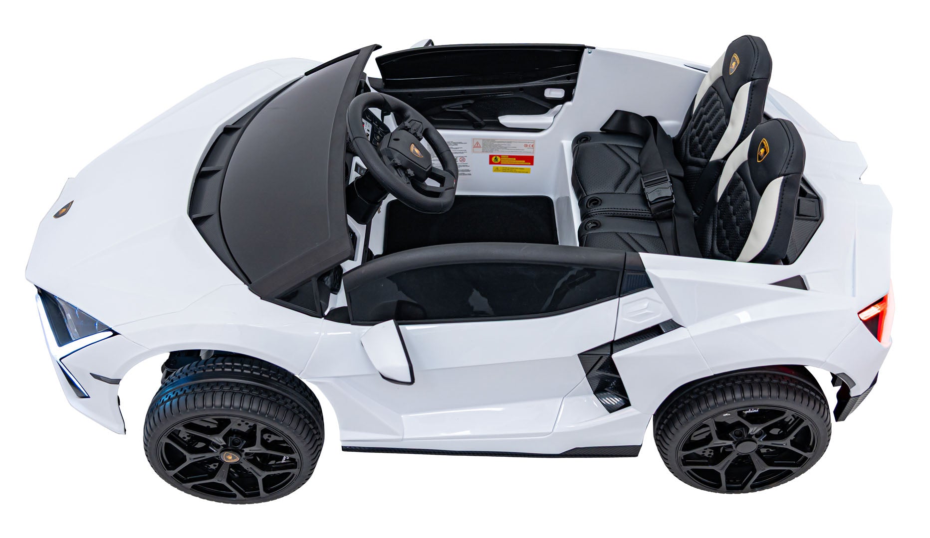 Licencirani auto na akumulator Lamborghini Revuelto XL 4x4 - dvosjed - bijeli