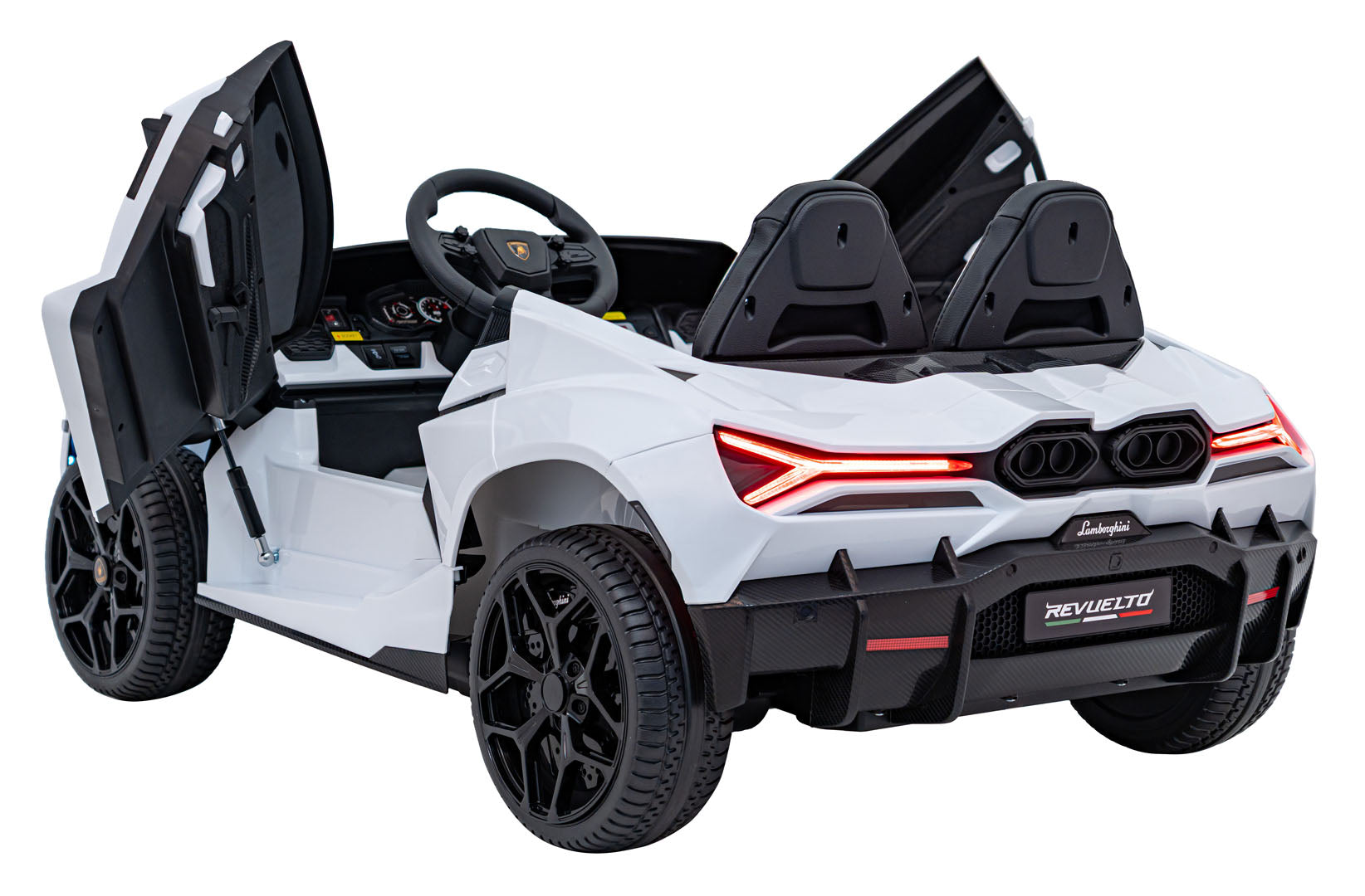 Licencirani auto na akumulator Lamborghini Revuelto XL 4x4 - dvosjed - bijeli