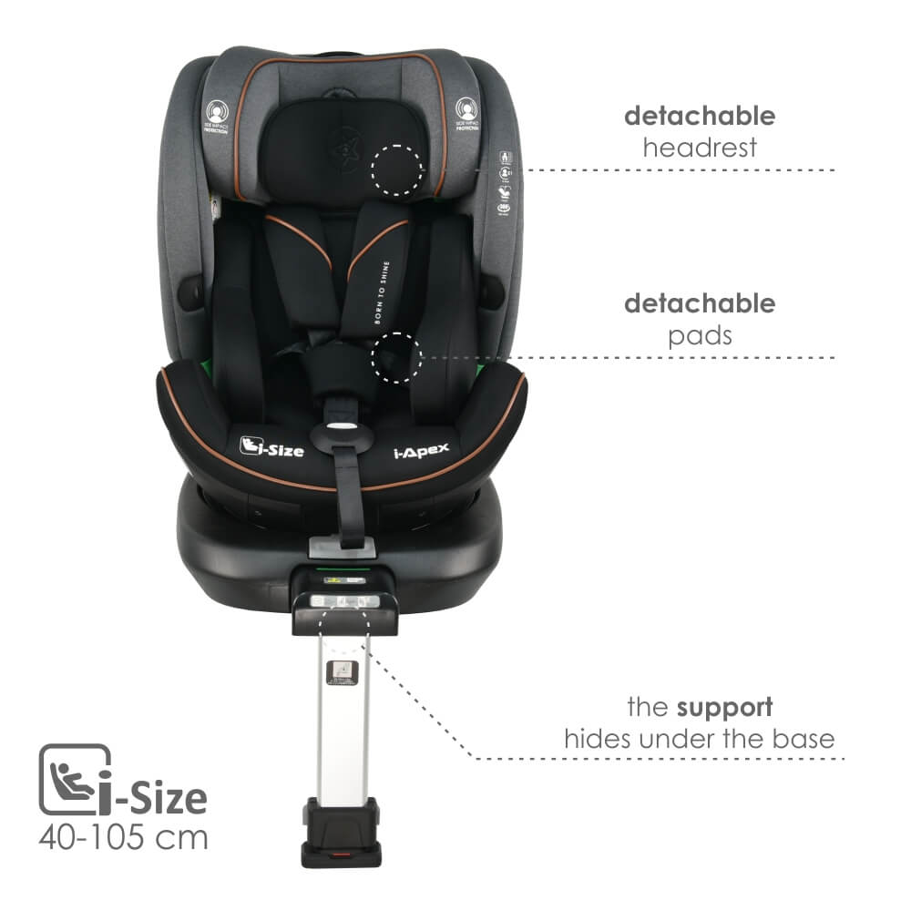 BEBESTARS avtosedež i-Apex i-Size 360°