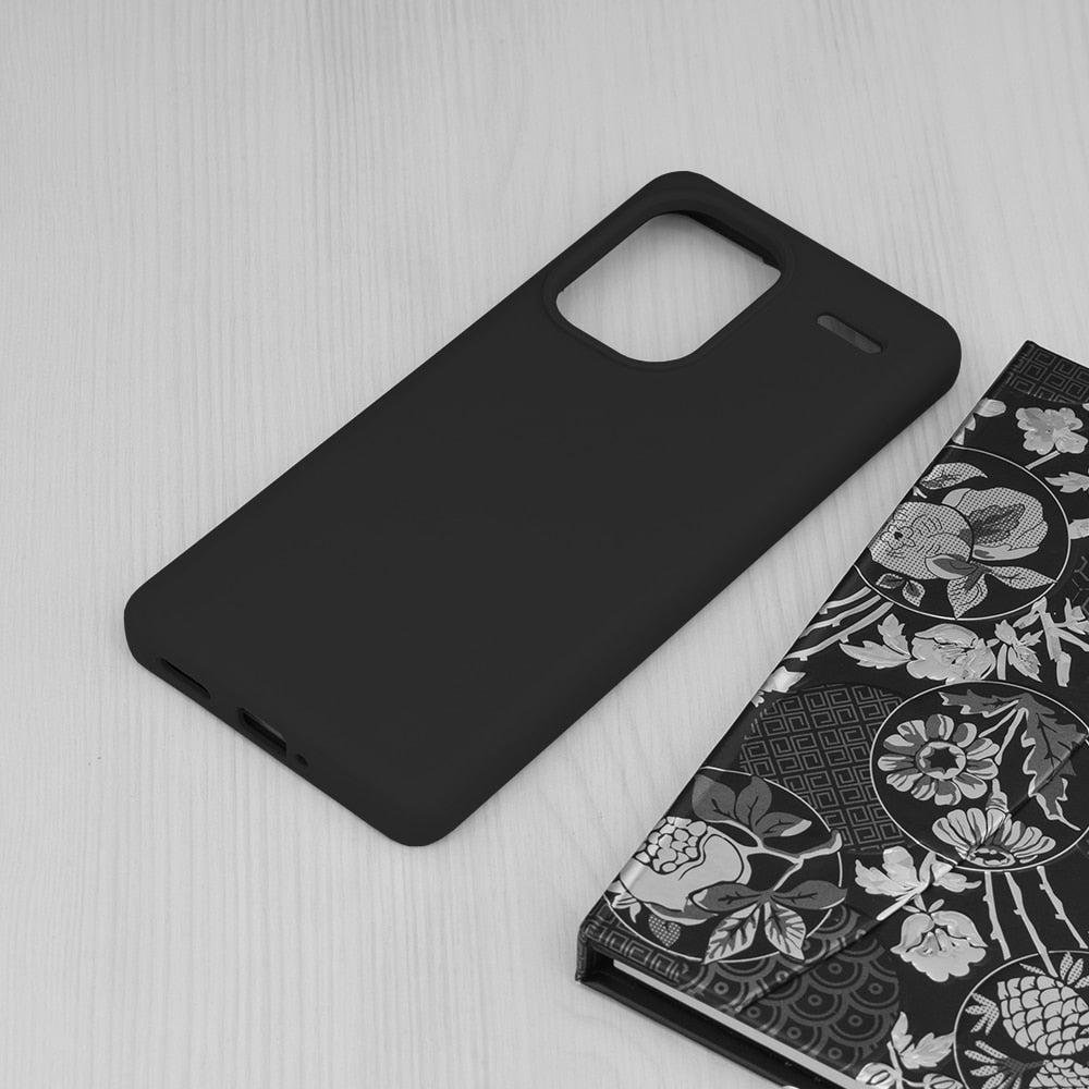Techsuit Soft Edge silikonska maska za Xiaomi Redmi Note 13 Pro+ 5G - črna