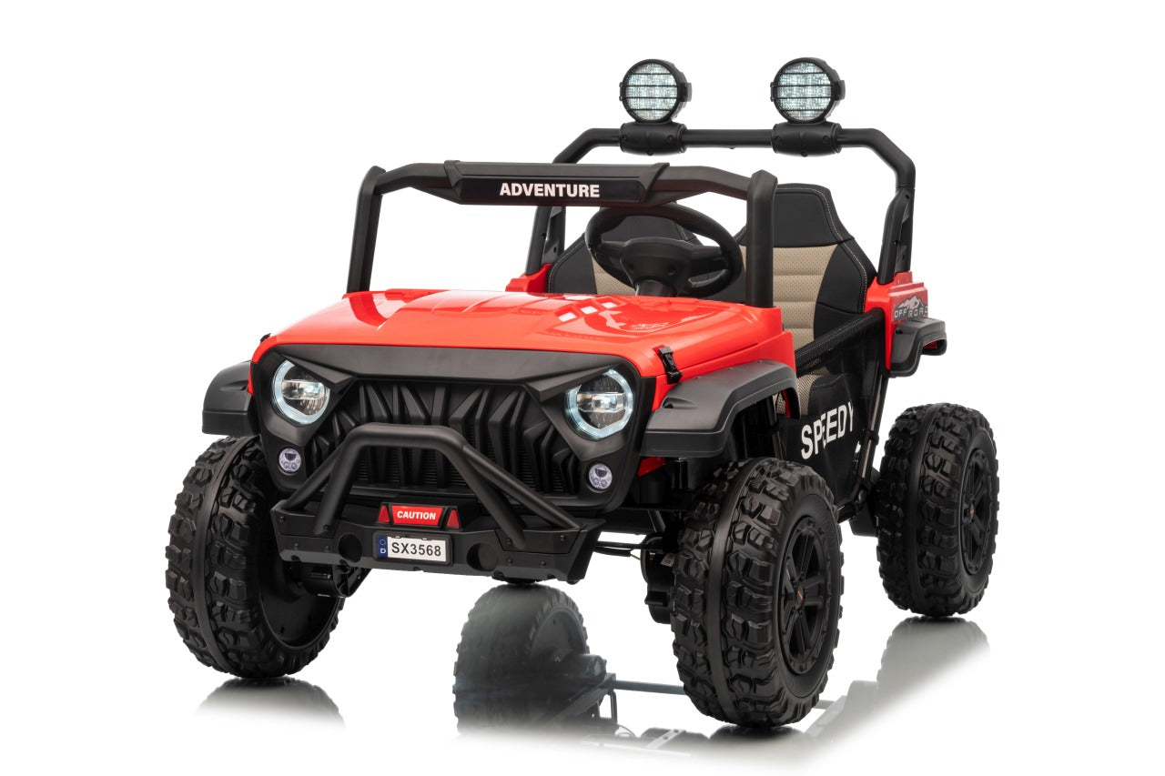 Buggy na akumulator PASSION 4x4 - dvosjed - crveni