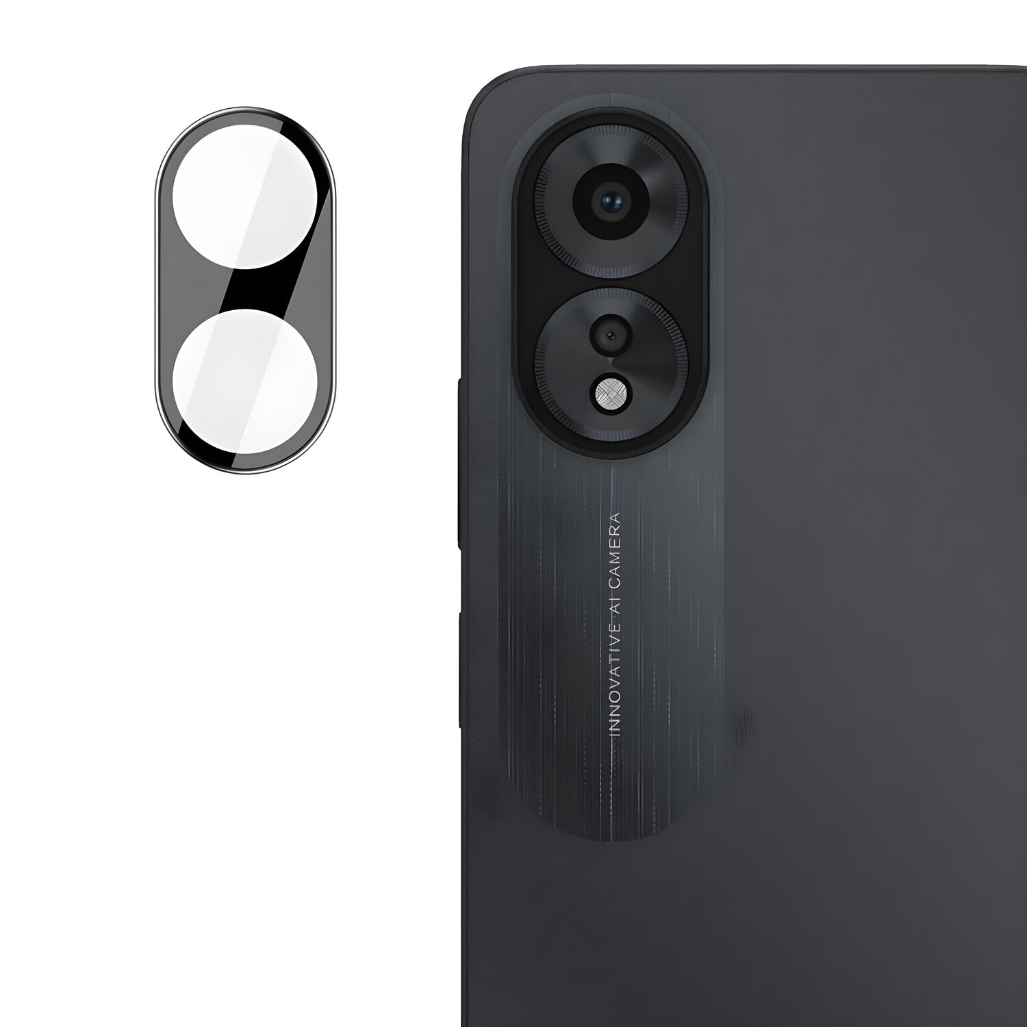Techsuit zaštitno staklo za kameru za Oppo A38 - Crna KP30006