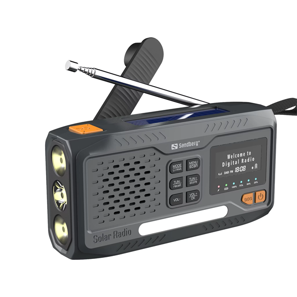 Sandberg 421-17 radio Analogni i digitalni Crno