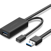 Ugreen 20826 USB kabel USB 3.2 Gen 1 (3.1 Gen 1) 5 m USB A USB A/Micro-USB B Crno