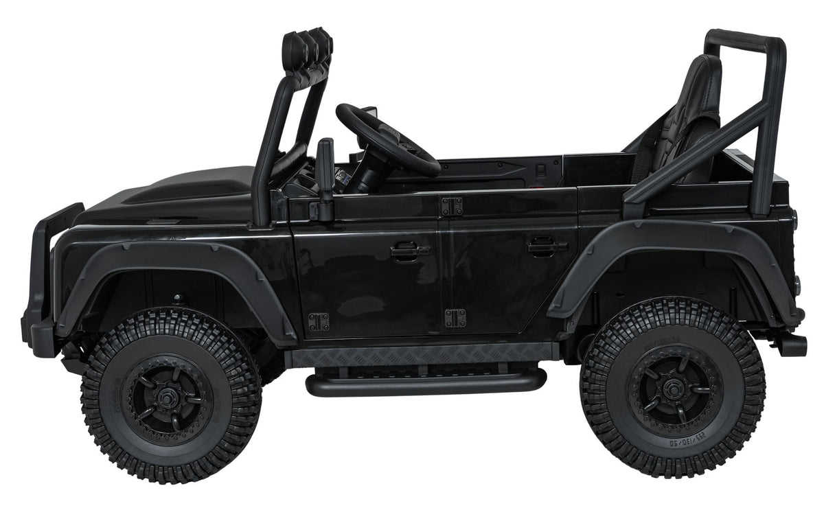 Licencirani auto na akumulator Land Rover Defender 110 SVX Concept - Crni