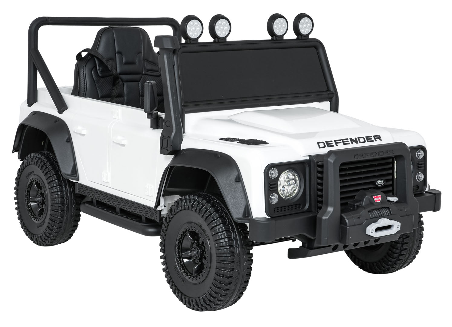 Licencirani auto na akumulator Land Rover Defender 110 SVX Concept - bijeli