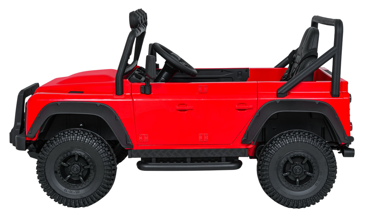Licencirani auto na akumulator Land Rover Defender 110 SVX Concept - Crveni