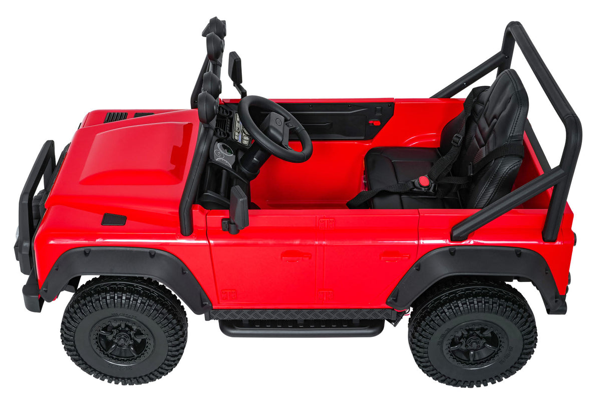 Licencirani auto na akumulator Land Rover Defender 110 SVX Concept - Crveni