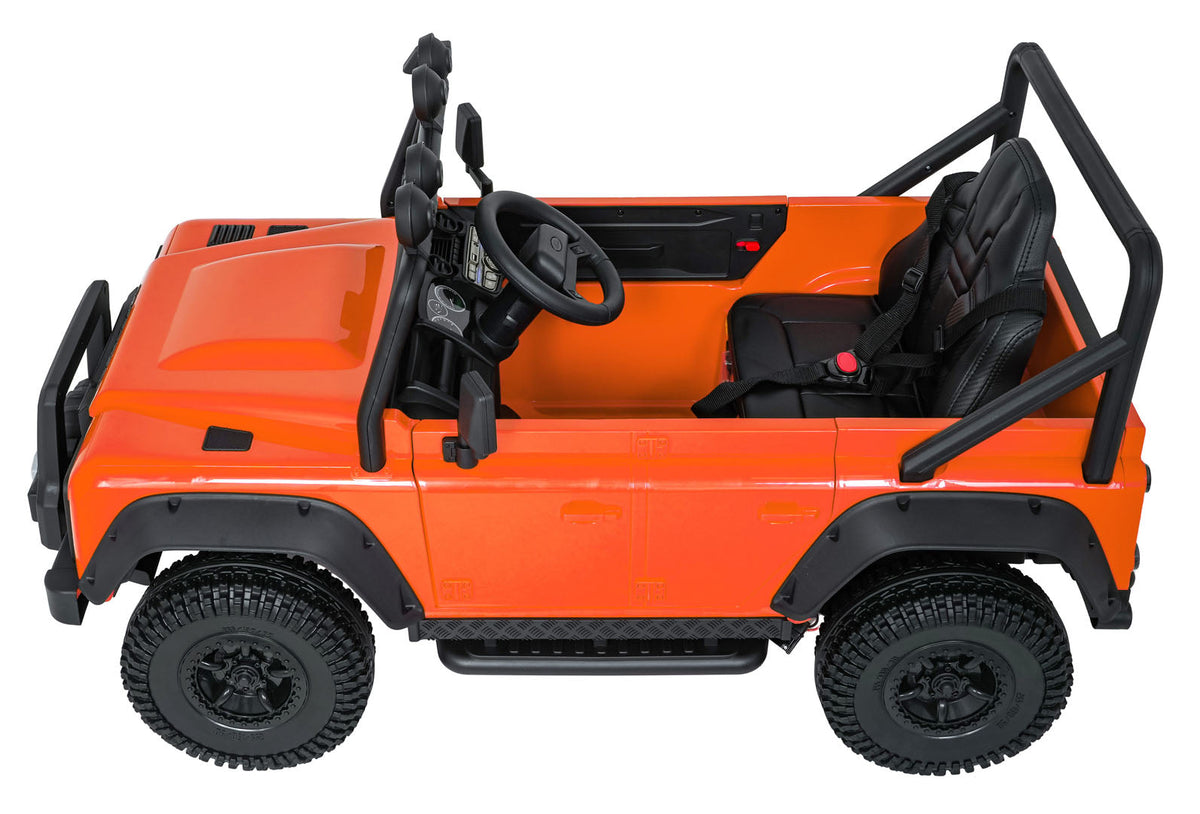 Licencirani auto na akumulator Land Rover Defender 110 SVX Concept - Narančasti