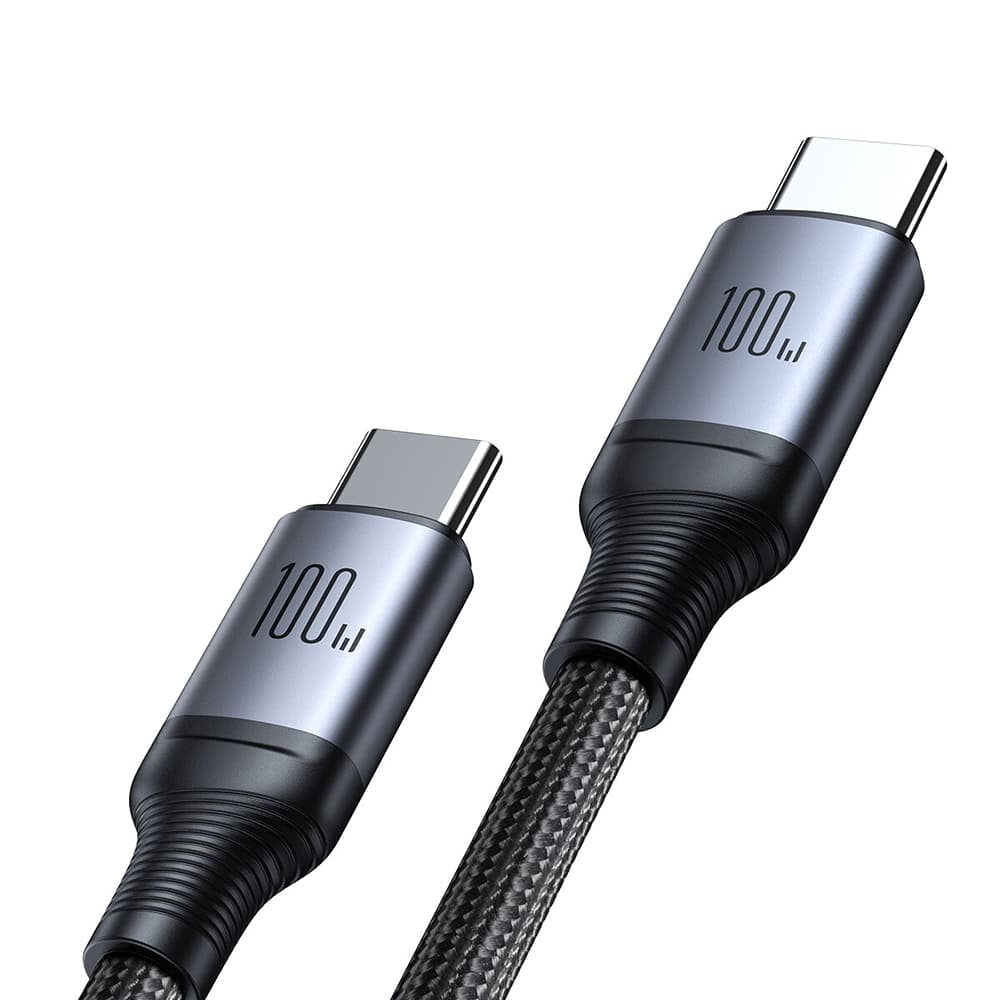 JoyRoom - Polnilni kabel serije Speedy (SA21-1T2) - Type-C do 2x USB-C - hitro polnjenje - 100 W - 150 cm - črn