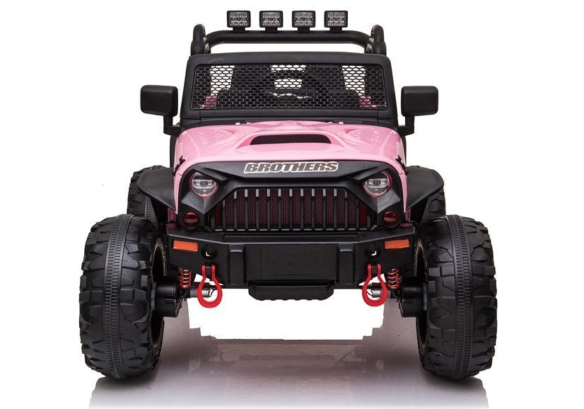 Auto na akumulator Jeep Brother JC666 - svijetlo rozi
