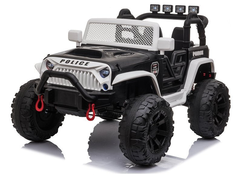 Auto na akumulator Jeep JC666 Brother Police - crno/bijeli