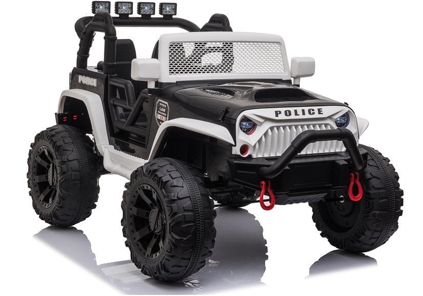 Auto na akumulator Jeep JC666 Brother Police - crno/bijeli