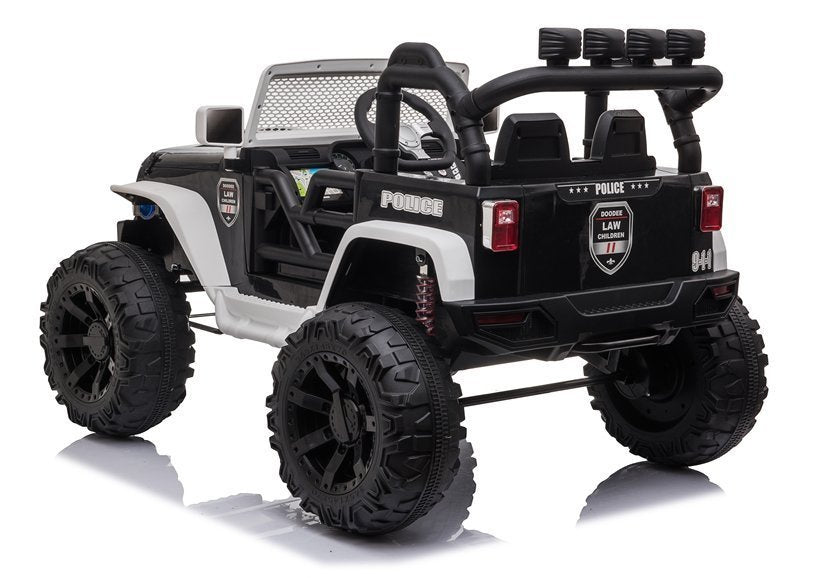 Auto na akumulator Jeep JC666 Brother Police - crno/bijeli