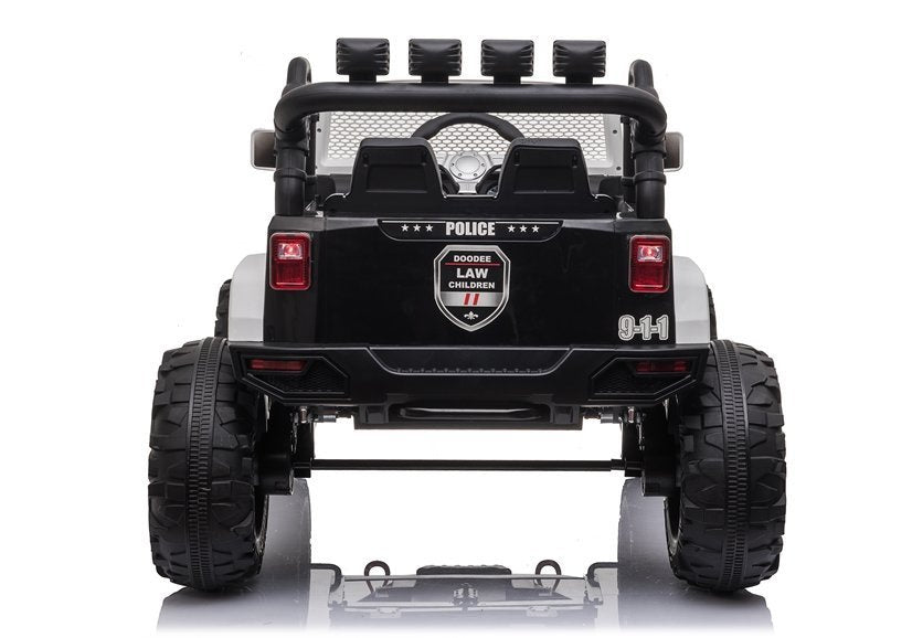 Auto na akumulator Jeep JC666 Brother Police - crno/bijeli