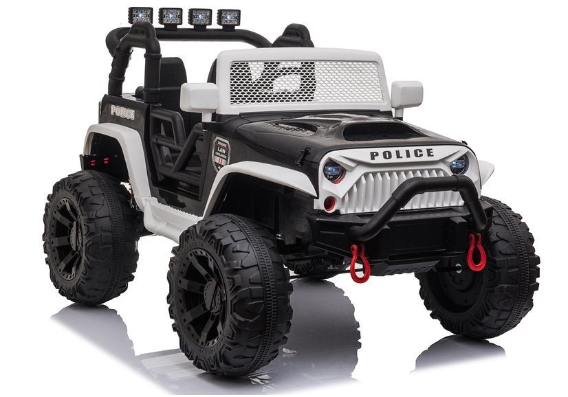Auto na akumulator Jeep JC666 Brother Police - crno/bijeli