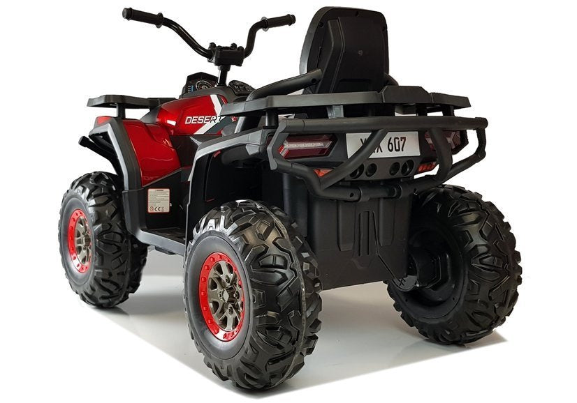 Quad na akumulator XMX607 4×4 - crveni/lakirani