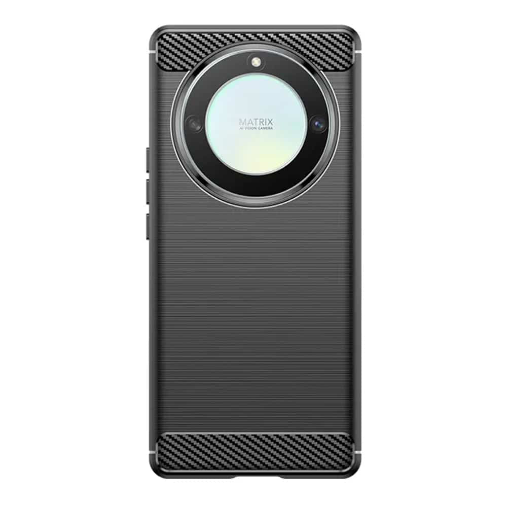 Techsuit Carbon Silicone ovitek za Honor Magic 6 Lite – črna
