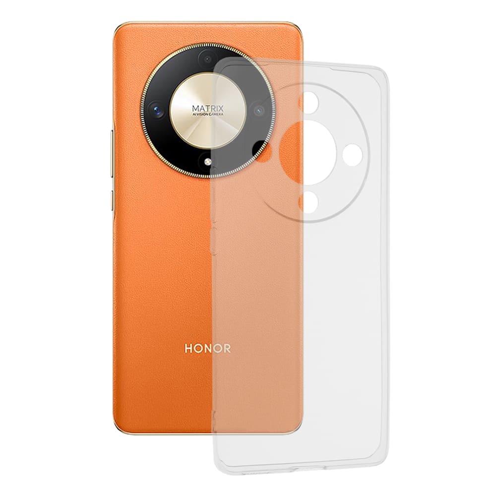 Techsuit - Clear Silicone maska za Honor Magic6 Lite - Transparent