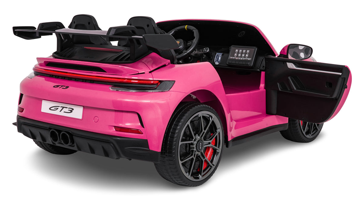 Licencirani auto na akumulator Porsche 911 GT3 4x4 STRONG - dvosjed - rozi