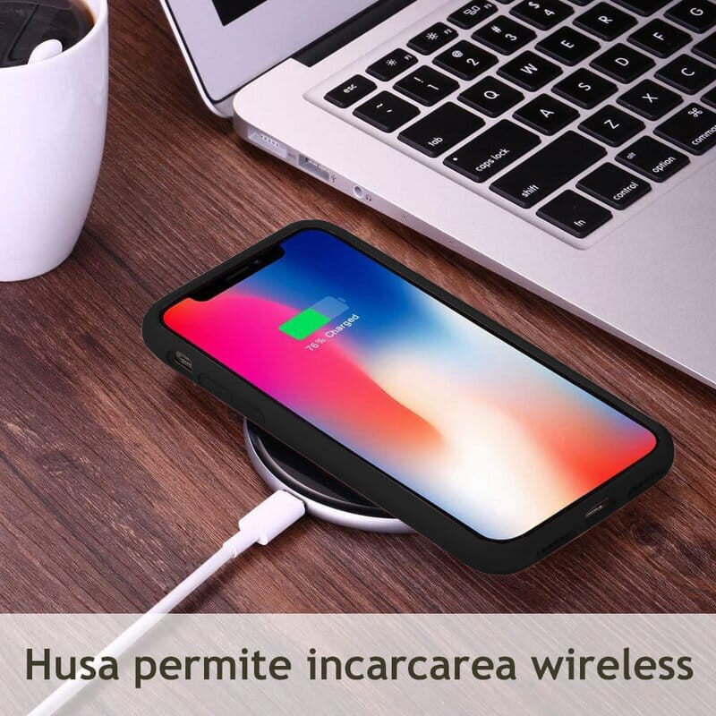 Techsuit Soft Edge silikonska maska za Xiaomi 13T / 13T Pro - črna