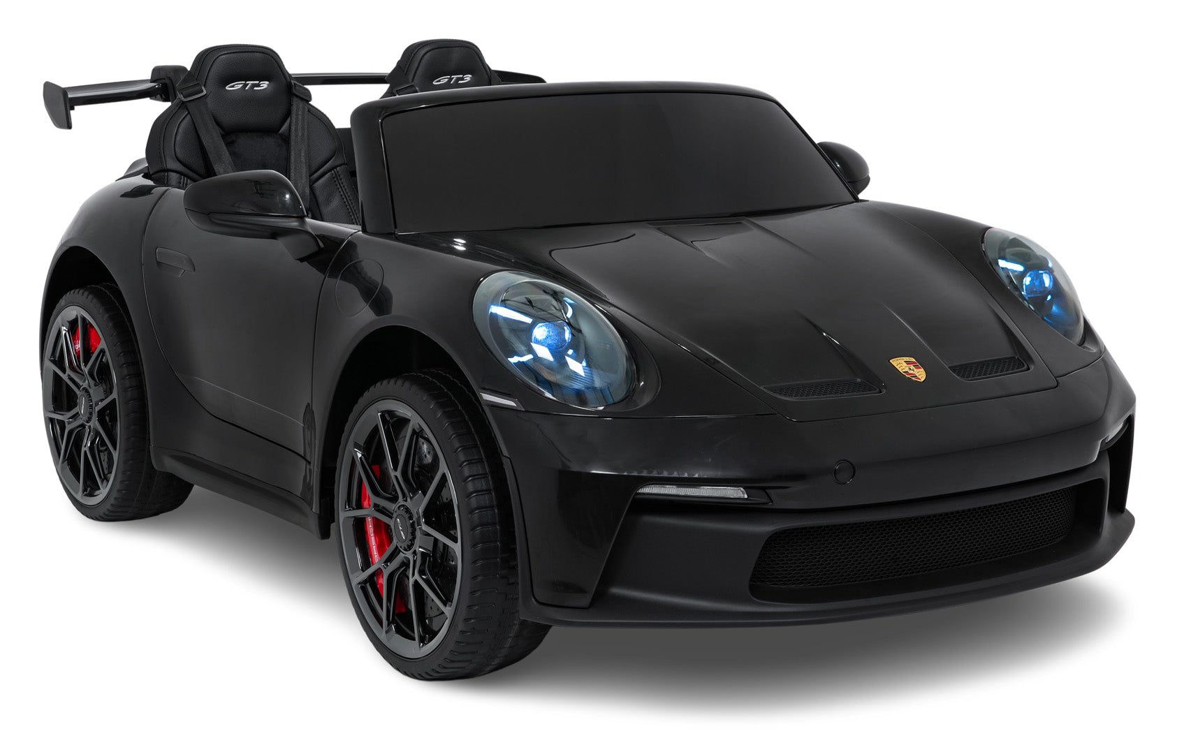 Licencirani auto na akumulator Porsche 911 GT3 STRONG - dvosjed - crni