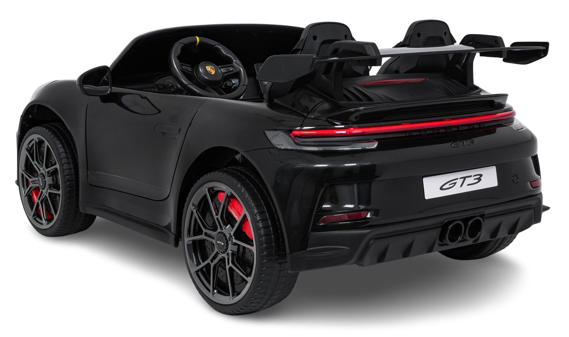 Licencirani auto na akumulator Porsche 911 GT3 STRONG - dvosjed - crni