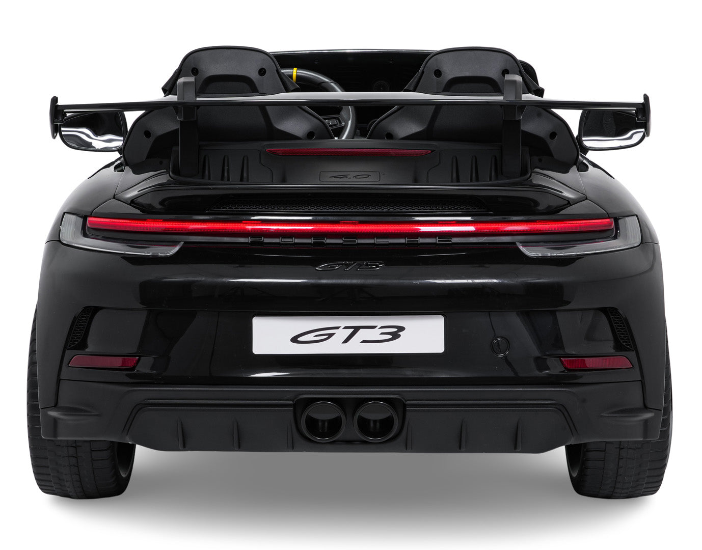 Licencirani auto na akumulator Porsche 911 GT3 STRONG - dvosjed - crni