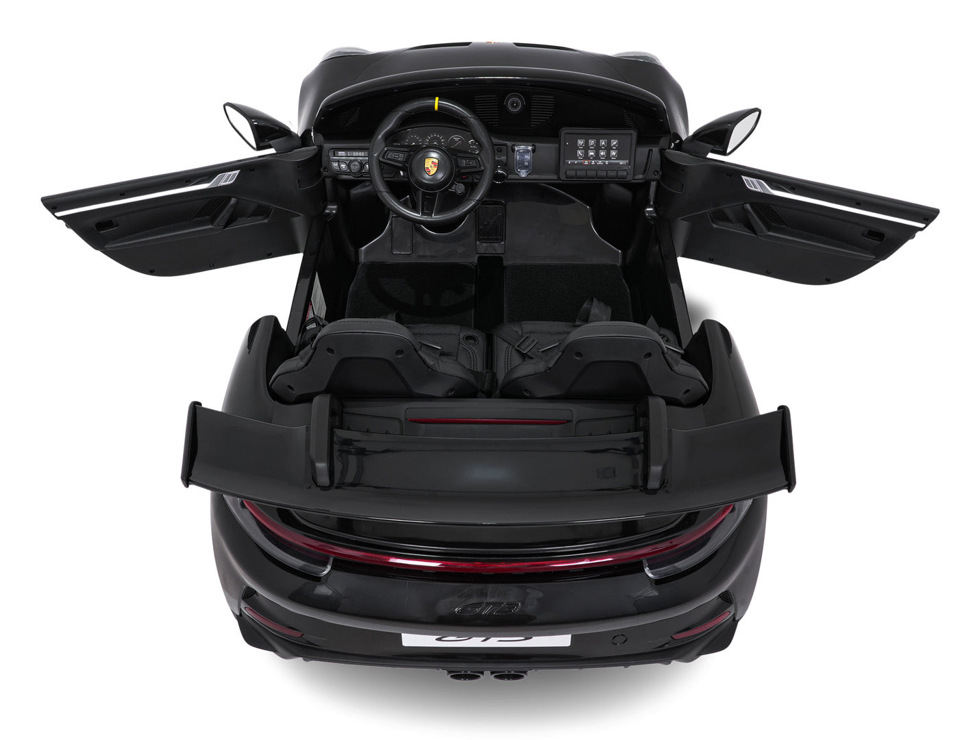 Licencirani auto na akumulator Porsche 911 GT3 STRONG - dvosjed - crni
