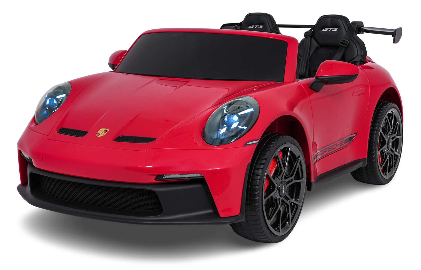 Licencirani auto na akumulator Porsche 911 GT3 STRONG MP4 - dvosjed - crveni