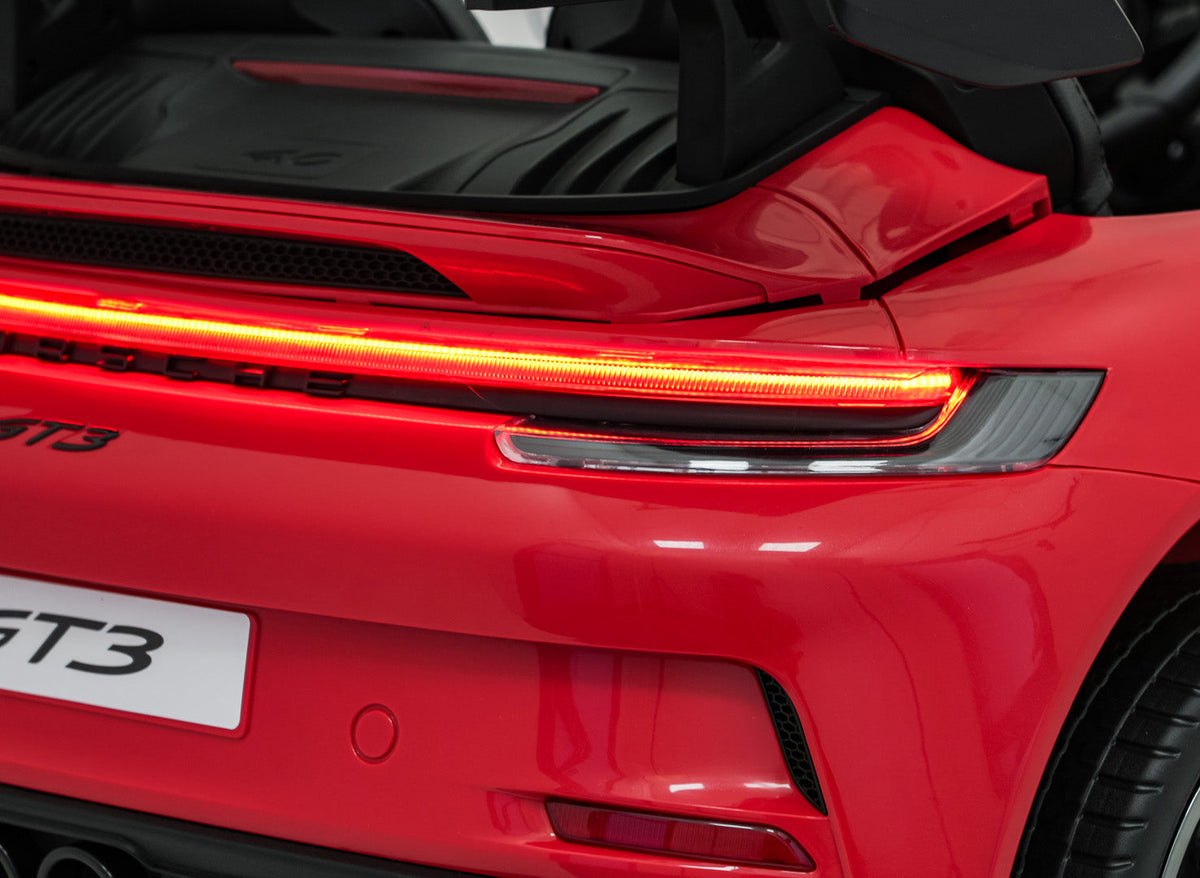 Licencirani auto na akumulator Porsche 911 GT3 STRONG MP4 - dvosjed - Crveni