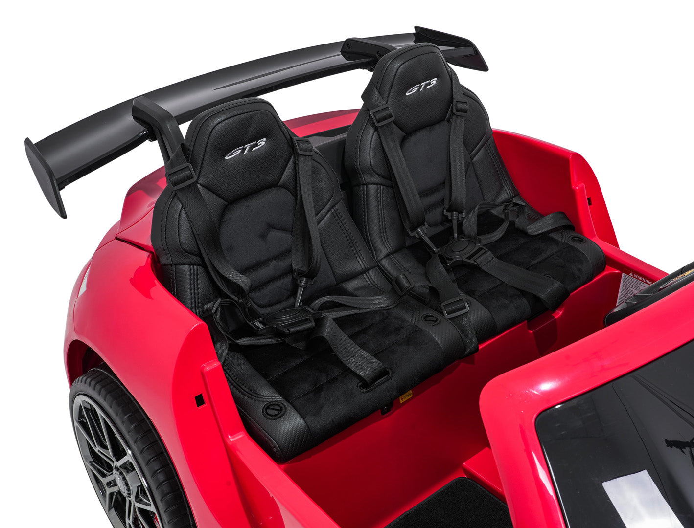 Licencirani auto na akumulator Porsche 911 GT3 STRONG MP4 - dvosjed - crveni
