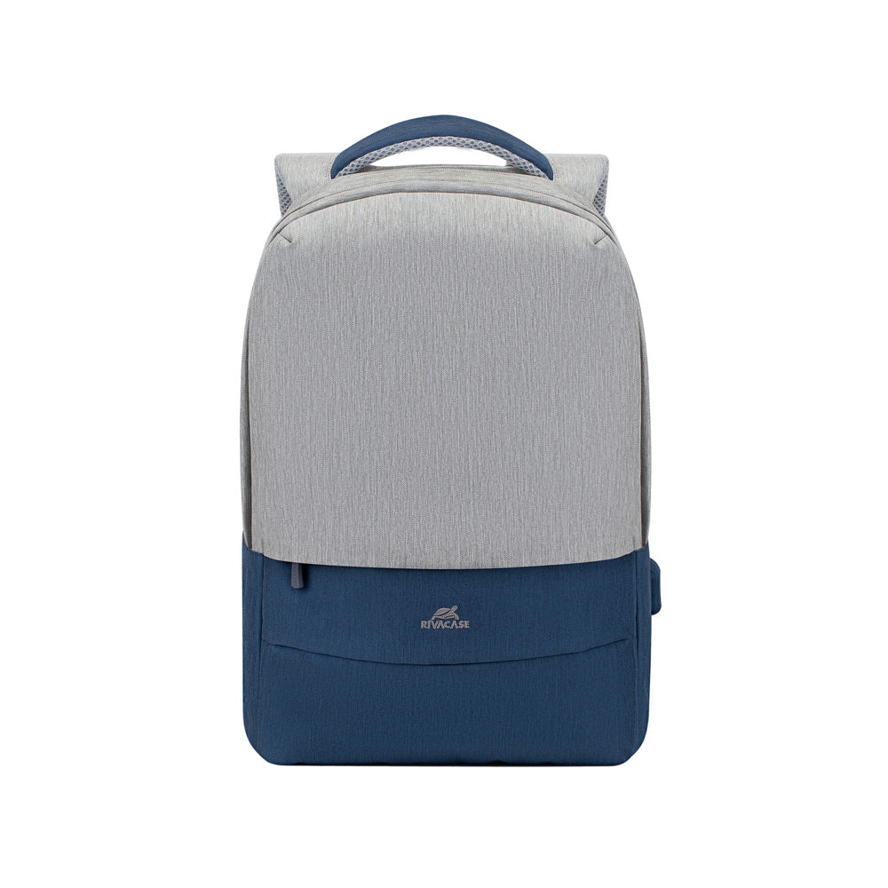 Ruksak RivaCase 15.6" Prater 7562 Grey/Dark Blue anti-theft laptop backpack