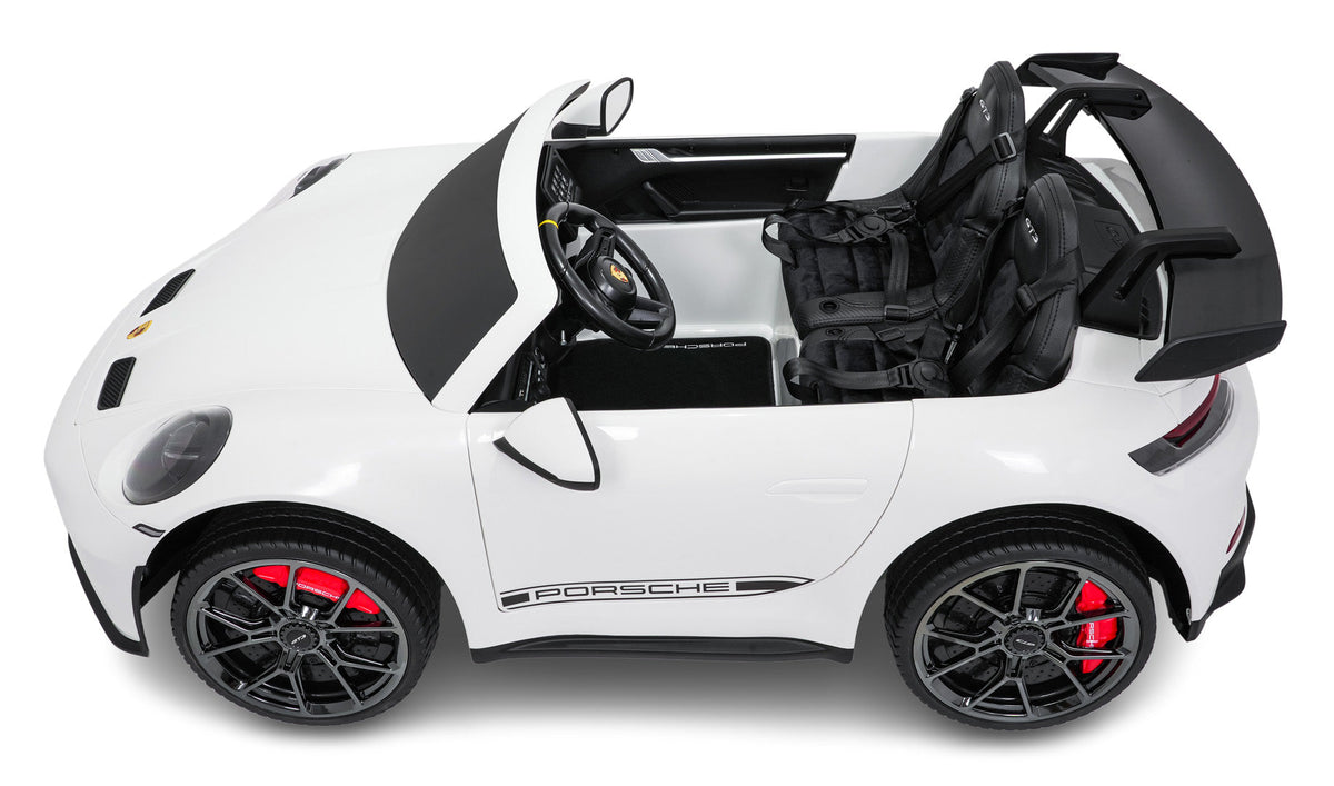 Licencirani auto na akumulator Porsche 911 GT3 4x4 STRONG MP4 - dvosjed - Bijeli