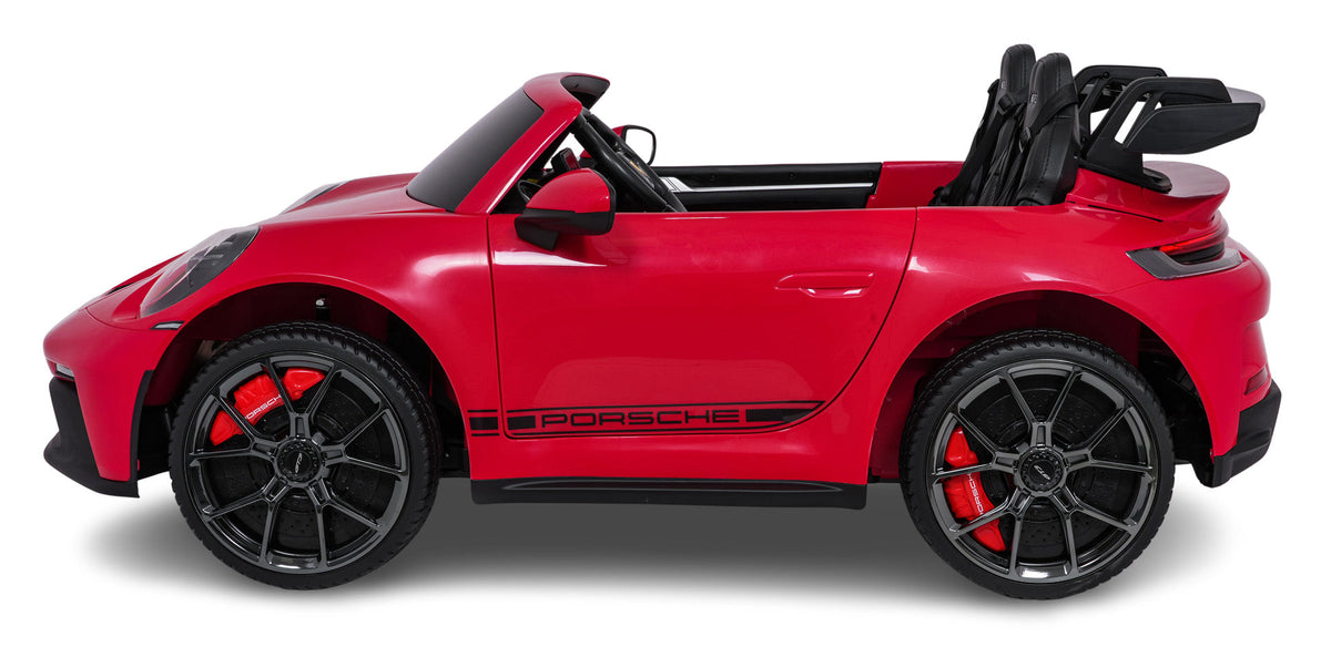 Licencirani auto na akumulator Porsche 911 GT3 4x4 STRONG MP4 - dvosjed - Crveni