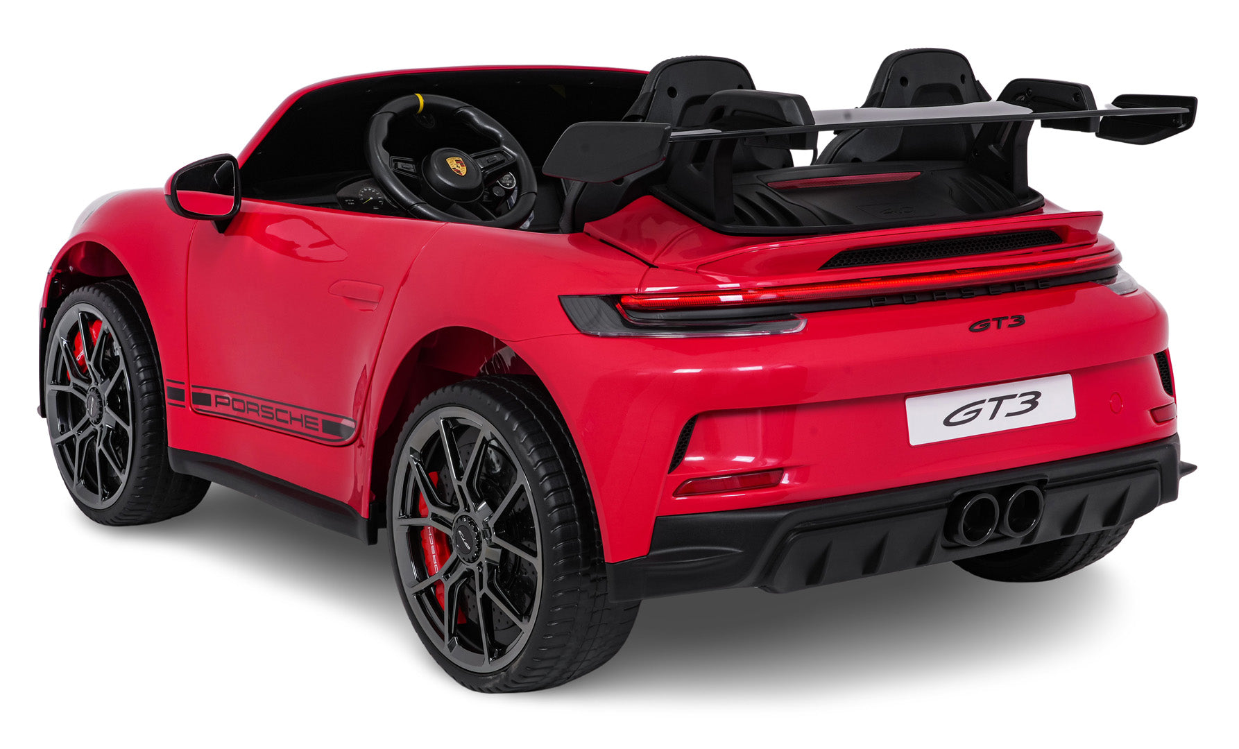 Licencirani auto na akumulator Porsche 911 GT3 4x4 STRONG MP4 - dvosjed - crveni