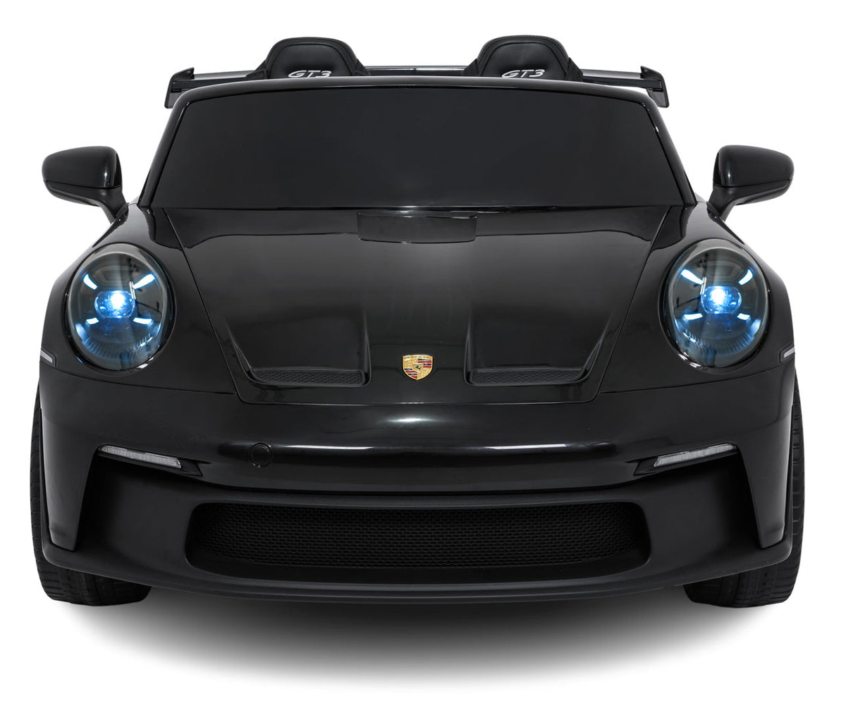 Licencirani auto na akumulator Porsche 911 GT3 4x4 STRONG MP4 - dvosjed - Crni