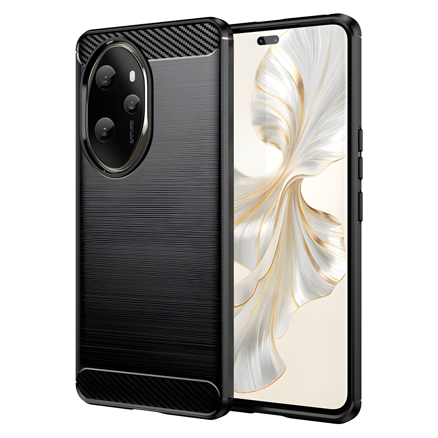 Futrola Carbon Shield TPU za Honor 100 Pro - Crna KP30019