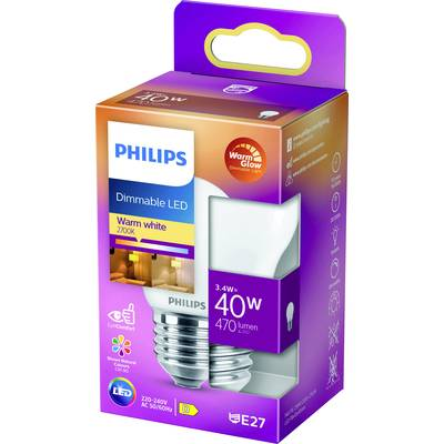 Philips 8719514324497 LED žarulja Toplo svjetlo 3,4 W E27 D