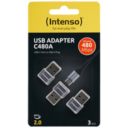 (Intenso) Adapter USB C na USB A, OTG - C480A 3 pcs