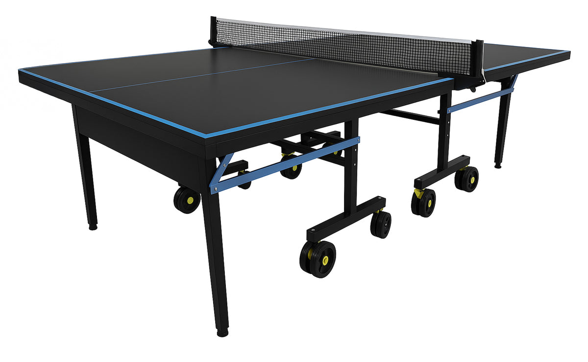 Stol za stolni tenis za vanjsku i unutarnju upotrebu 274 cm x 152 cm x 81 cm - crni