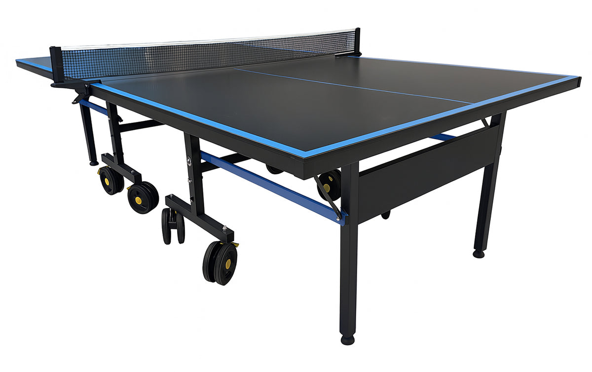 Stol za stolni tenis za vanjsku i unutarnju upotrebu 274 cm x 152 cm x 81 cm - crni