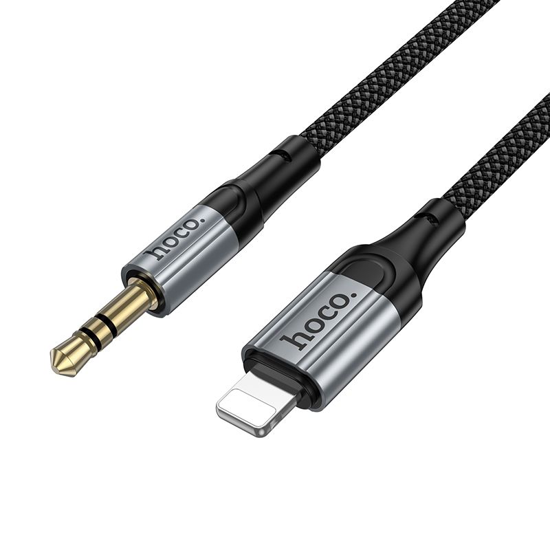 Hoco AUX kabel Jack 3,5 mm na Lightning 1,5 m UPA33A crni
