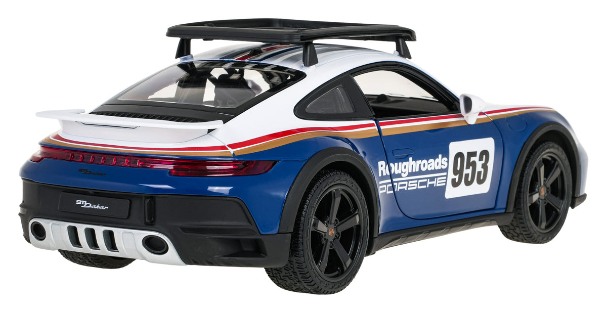 Licencirani auto na daljinsko upravljanje 1:14 Porsche 911 Dakar Performance RASTAR - bijelo/plavi