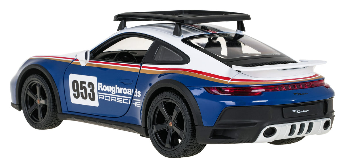 Licencirani auto na daljinsko upravljanje 1:14 Porsche 911 Dakar Performance RASTAR - bijelo/plavi